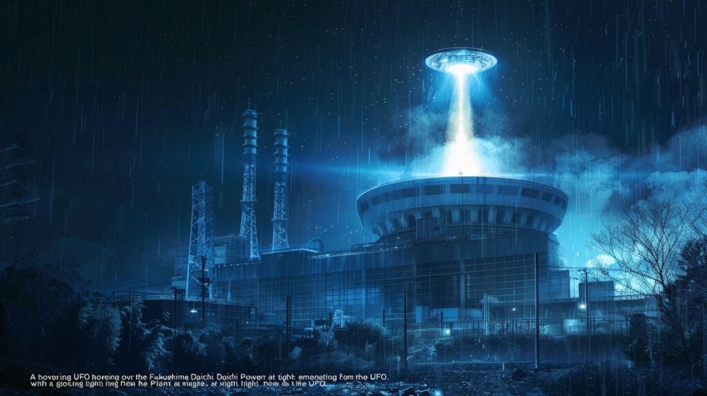 UFO-ähnliches Objekt gesichtet über Fukushima, mysteriöses fliegendes Objekt im Himmel